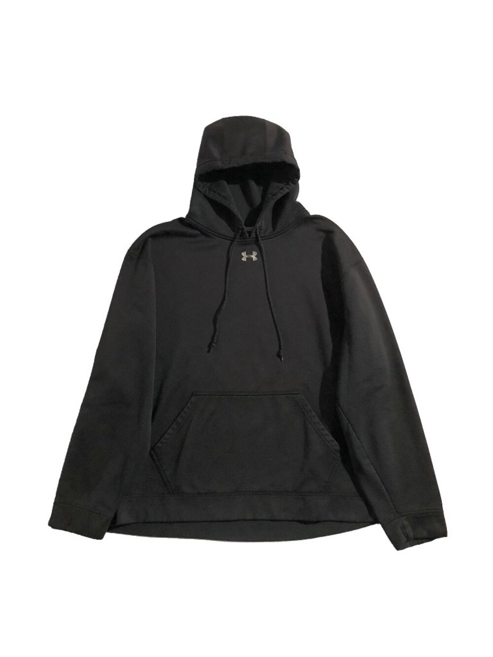 Under Armour Hoodie Mens Size 3XL Black Kangoroo Pocket Athletic Sweatshirt